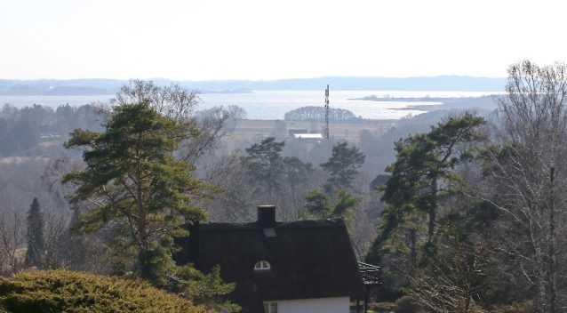 Illustration af telemast i området. Privatfoto.