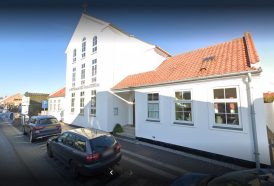 Luthers Mission holder til på Vesterbrogade 22 i Gilleleje. Foto: Google.